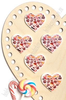 Кабошон-вырубка "Сладости" 3,4*3,2 см (10 шт) SF-5948, №3