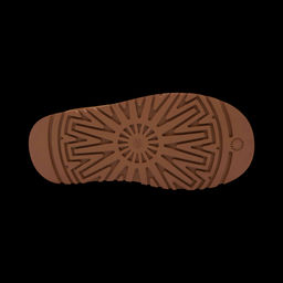 Тапочки на меху N120 коричневые