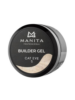 Manita Professional Гель моделирующий для ногтей / Builder Gel Cat Eye №05, 15 мл