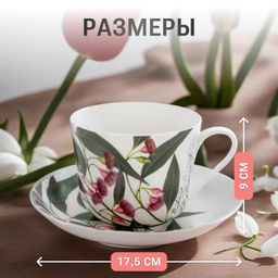 Чашка с блюдцем Эвкалипт, 0,45 л - Maxwell & Williams фото 14