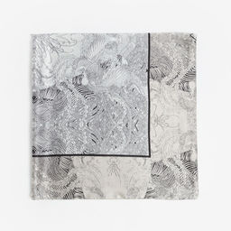 Платок женский MINAKU р-р 90*90 см, цвет серый  фото 3