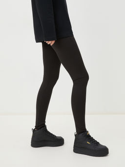 Женские высокие кеды PUMA Karmen II Idol Mid Артикул 4153150, черный