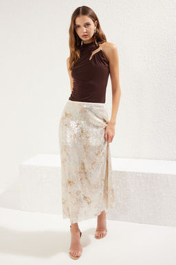 TRENDYOLMILLA Kahverengi Orme Aksesuarl? Body TPRSS25BD00009  фото 3