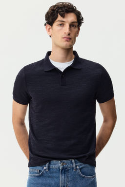 Polo en punto jacquard Slim Fit - H&m фото 4