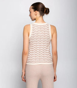 Топ #КТ1660 (1), молочный,пудровый