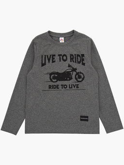 Лонгслив для мальчика подростка UD 7706 граф.меланж - Mini maxi фото 4