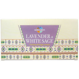 Масала 15 гр. Благовония Lavender White Sage ЛАВАНДА-БЕЛЫЙ ШАЛФЕЙ блок 12 шт.