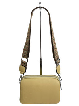 Женская сумка из искусственной кожи, цвет светло желтый - Greta фото 2