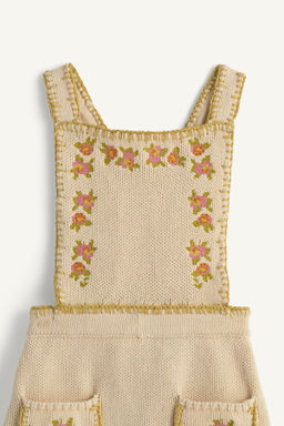 PICHI PUNTO FLORES BORDADAS PUNTO DE CRUZ LIMITED EDITION / Blanco - Zara фото 7