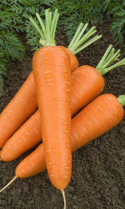 Морковь БЕРЛИКУМ РОЯЛ Устойчива к цветушности! Мякоть плотная, сочная, сладкая! Высокое содержание каротина! Для длительного хранения!