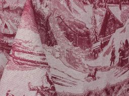 07с-21 ЯК Скатерть 150*100 "Русская зима" цв. бордо