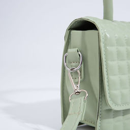 Сумка-мессенджер на клапане, цвет зелёный - Simaland фото 4