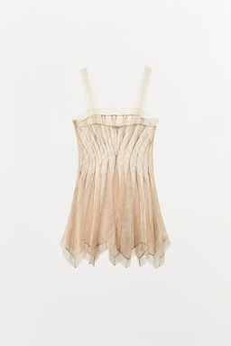 RUFFLED LACE DRESS - Zara фото 5