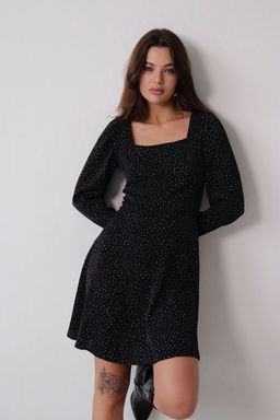 Платье с вырезом каре отрезное по талии - Martichelli фото 23