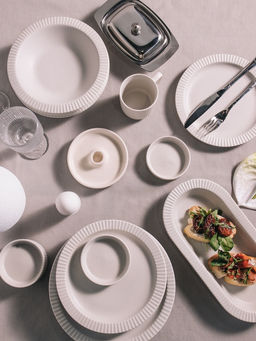 Тарелки Magistro Jarwah Lausanne, 550 мл, 21.3?4 см, глубокие, набор 2 шт., фарфор, белые