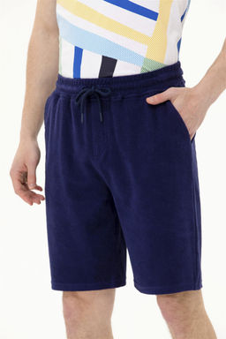 Мужские темно-синие вязаные шорты - U.s. polo assn фото 5