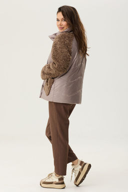 Куртка Magia mody 2339 коричневые тона