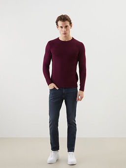 Bisiklet Yaka Erkek Triko Kazak