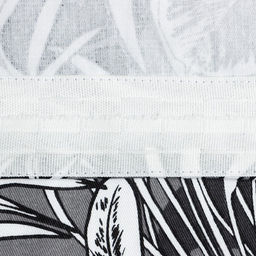 Шторы для кухни с подхватами Этель Palm leaves, 149×180 см, комплект - 2 шт.