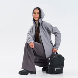 RODOS Ветровка softshell женская демисезон М-312 Бежевый фото 56