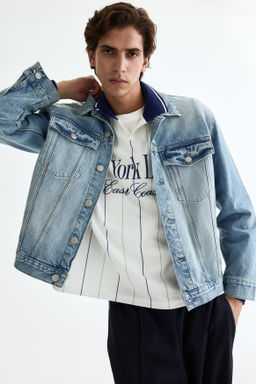 Cazadora trucker en denim - H&m фото 4