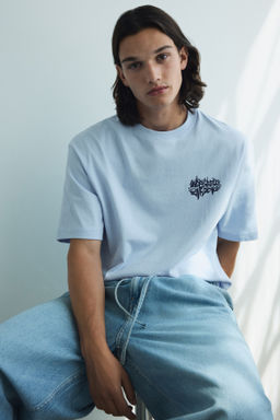 Camiseta con motivo estampado Loose Fit - H&m фото 10