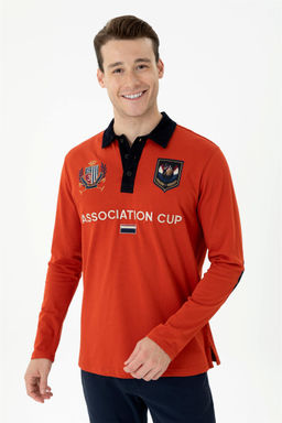 U. S. Polo Assn Мужская толстовка с воротником поло и плиткой