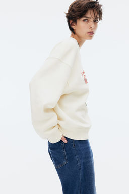 Print-motif sweatshirt - H&m фото 3