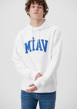 Miav Bask?l? Kapusonlu Sweatshirt