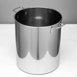 Котёл Катунь «Общепит», 50 л, d=40 см, h=45.5 см, с крышкой, капсульное дно, индукция, нержавеющая сталь, хромированная