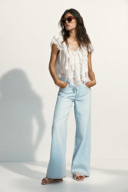 Wide High Waist Jeans - H&m фото 8