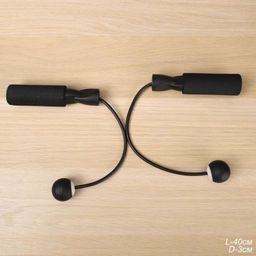 Скакалка беспроводная Woohooo Intense / WIN-3BL / мяч 3 см / черный