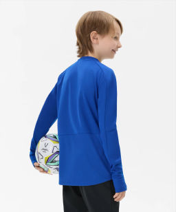 Джемпер тренировочный JOGEL DIVISION PerFormDRY Pro Training Top, синий, детский  фото 7