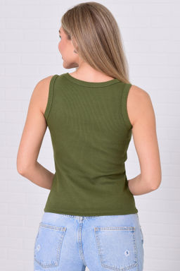 Майка женская 6-208з (оливковый)