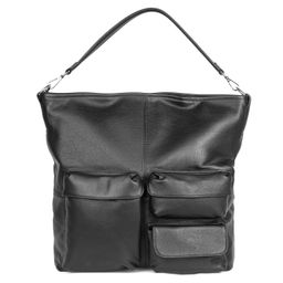 8246-2 black, Женская кожаная сумка, Barcelo Biagi