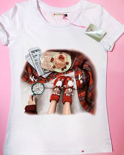 Эксклюзивная футболка Yana Pletneva упаковка плотный Zip пакет!