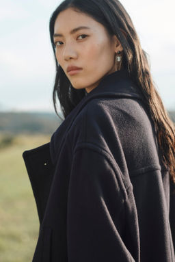 LIMITED EDITION WOOL BLEND DOUBLE-BREASTED COAT - Zara фото 4