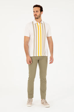 U. S. Polo Assn / Мужская футболка цвета экрю - U.s. polo assn фото 11