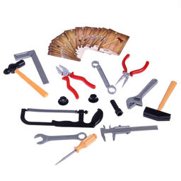 Набор инструментов Супер мастер, с обучающими карточками, 13 элементов - Woow toys фото 2