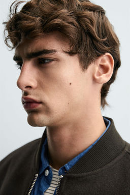 COMBINED BOMBER JACKET - Zara фото 6