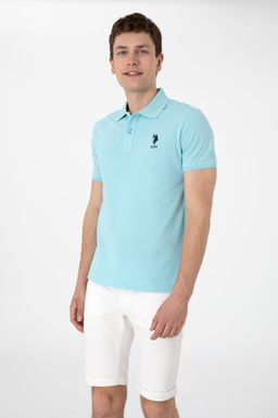 Erkek Slim Fit Polo Yaka Aqua Basic Ti__rt Sepette S_rpriz _ndirim
