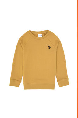 Erkek _ocuk Hardal Basic Sweatshirt Sepette S_rpriz _ndirim - U.s. polo assn фото 2