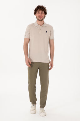 Erkek Slim Fit Lastikli Pa_a Vizon E_ofman Alt_ Sepette S_rpriz _ndirim