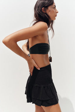 WIDE-WAIST BERMUDA SHORTS WITH RUFFLES - Zara фото 13