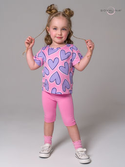 Костюм Актив сиреневые сердца-барби - Sovalina фото 13