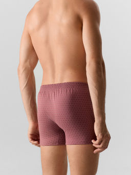 Цена за 2 штуки! Трусы мужские бордовые с принтом - Mark formelle фото 5