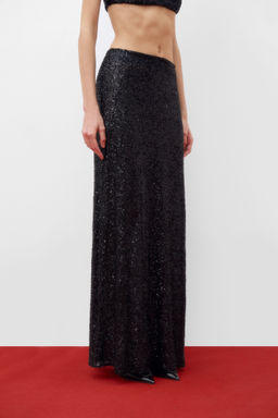 Юбка макси из пайеток - Mollis фото 3