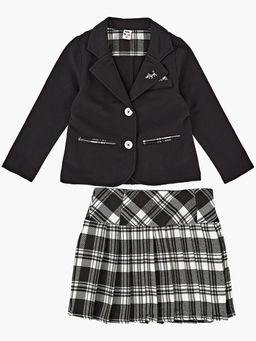 Комплект (кардиган+юбка) UD 7056/7057 черный - Mini maxi фото 6