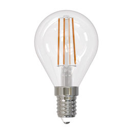 LED-G45-9W/4000K/E14/CL PLS02WH Лампа светодиодная. Форма "шар", прозрачная. Серия Sky. Белый свет (4000К). Картон. ТМ Uniel.