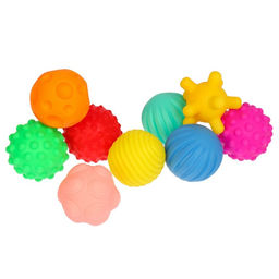 Адвент-календарь новогодний, мячики массажные резиновые, набор из 9 шт., Крошка Я